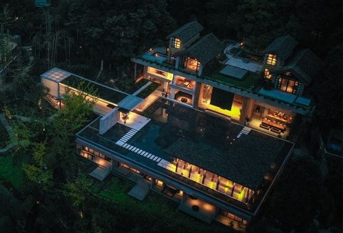 青城山青暇山居民宿,重庆/建筑