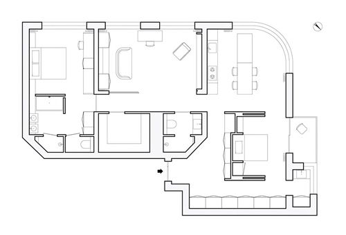 Chaoyang apartment – 朝阳公寓,北京/室内设计
