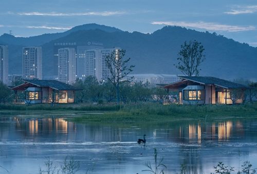富阳阳陂湖湿地生态酒店,浙江/建筑