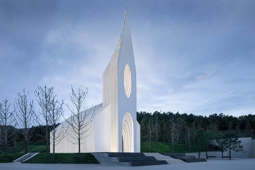 藏马山月空礼堂,青岛 / 建筑