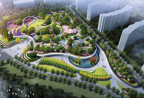 狮山路公园,南京/景观