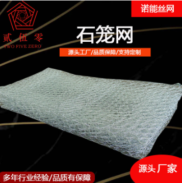 石笼网热镀锌石笼网箱雷诺护垫河堤护坡固滨笼防洪铅丝格宾石笼网1平米