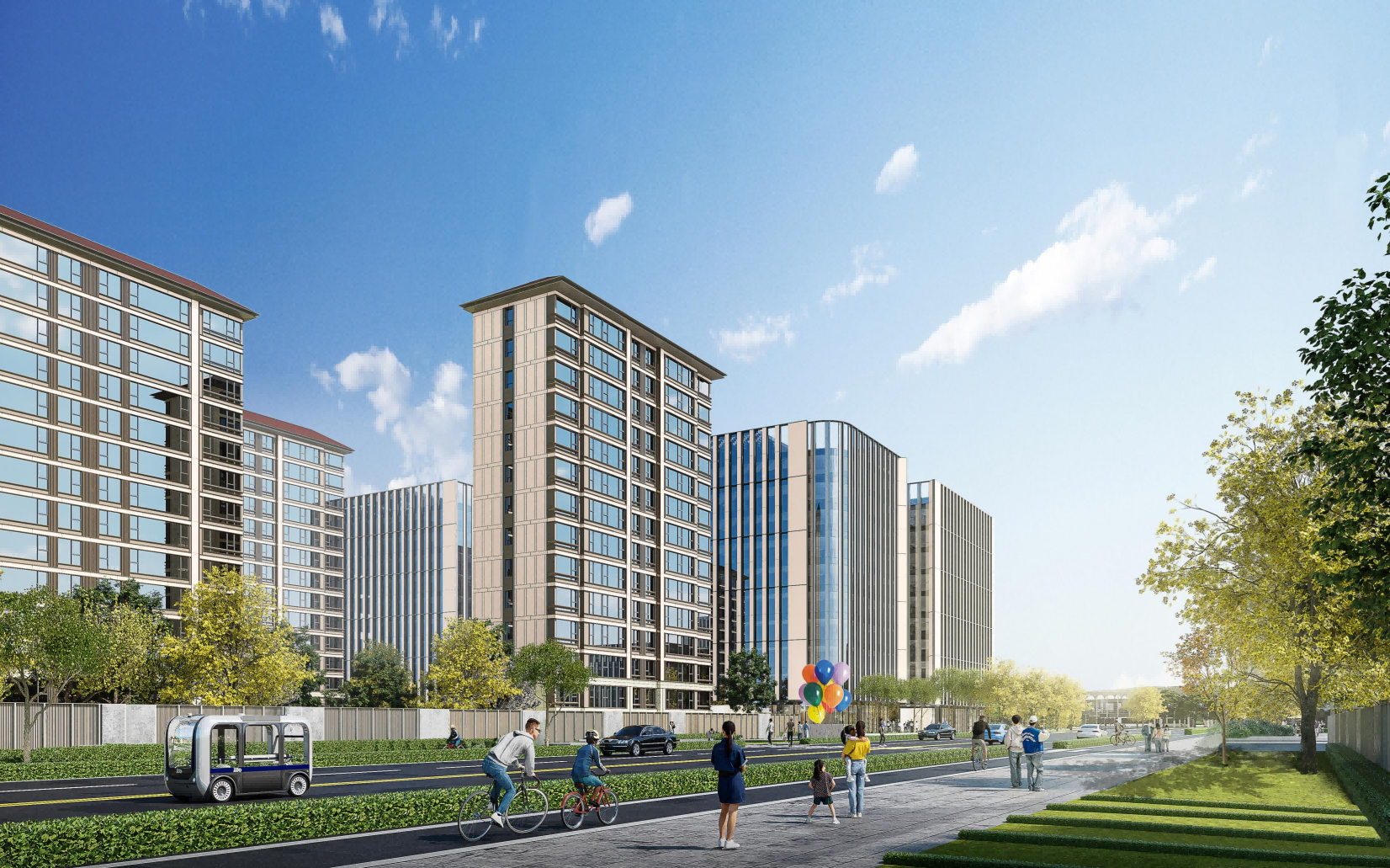 中绿雄安投资有限公司雄安新区滨水商业商务区 XACR-2022-025 地块项目,河北/规划