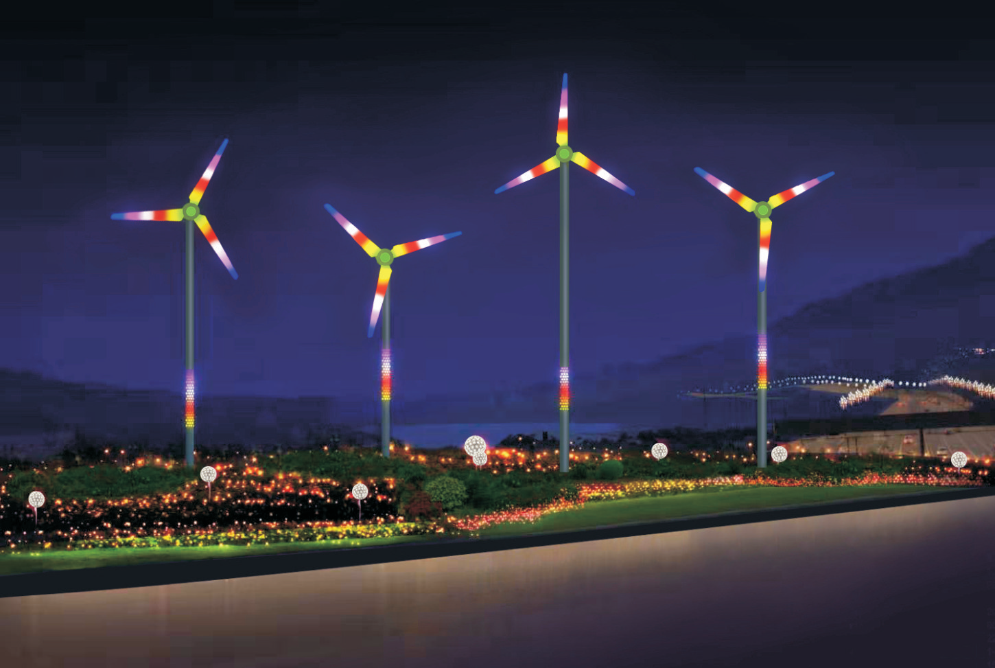 GYZM-F1101 Name:LEDWindmill(发光风车)