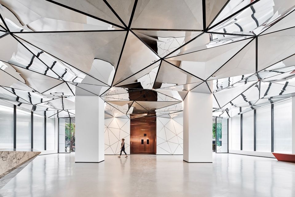 The Parinee I Tower大堂室内设计,印度 / Studio Symbiosis