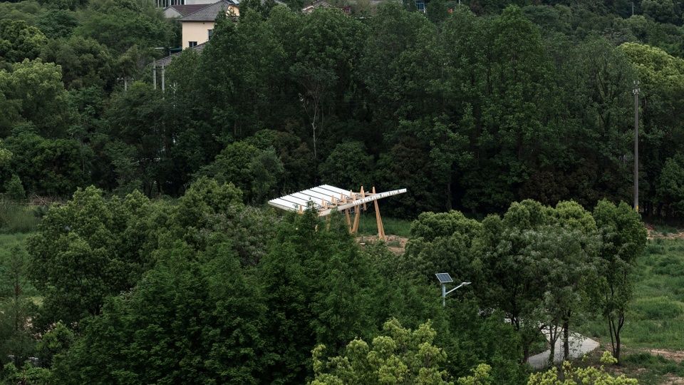 展翅-户外临时装置设计,湖州 / 借光实践建筑设计工作室