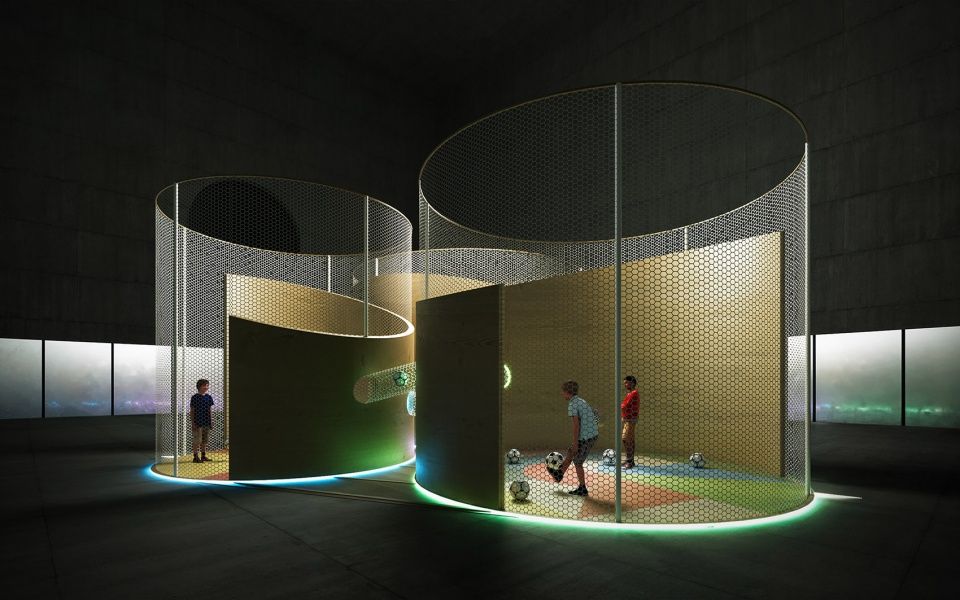 The Playmaker装置,英国 / Stefano Boeri Architetti