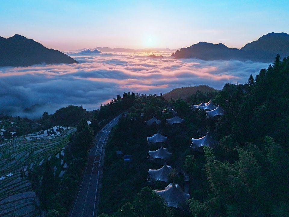 归野营火·云和梯田云海营地,丽水 / 杭州大开建筑设计有限公司