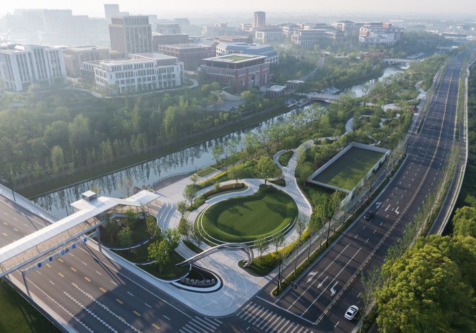 青浦西岑培雅南路绿带,上海 / UDG上海联创设计集团