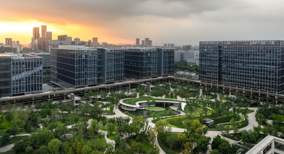 阿里巴巴西溪园区C区景观设计,杭州 / ASPECT Studios