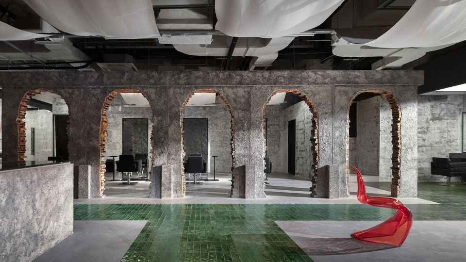 THE LINE SALON美发沙龙空间,南京 / 原素呈现studio