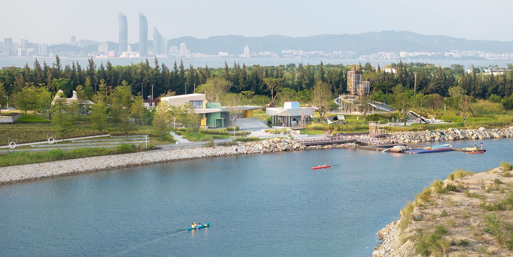 双鱼岛咏气演化所实验性水上运动配套建筑,漳州 / 深圳市十间设计咨询有限公司