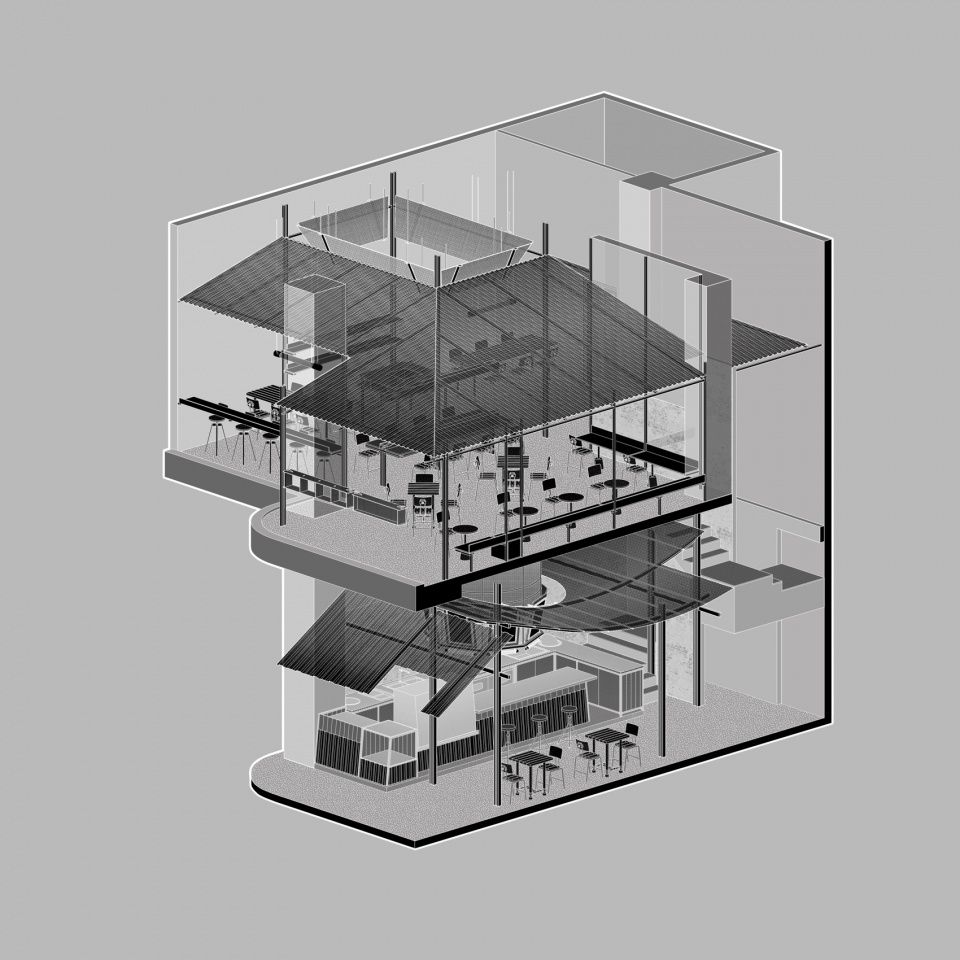 An Miên咖啡空间,越南 / xưởng xép