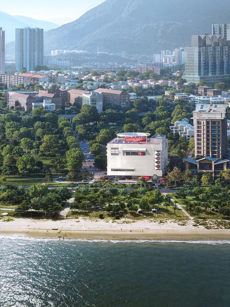 美图立方视觉艺术中心在建中,厦门 / OPEN