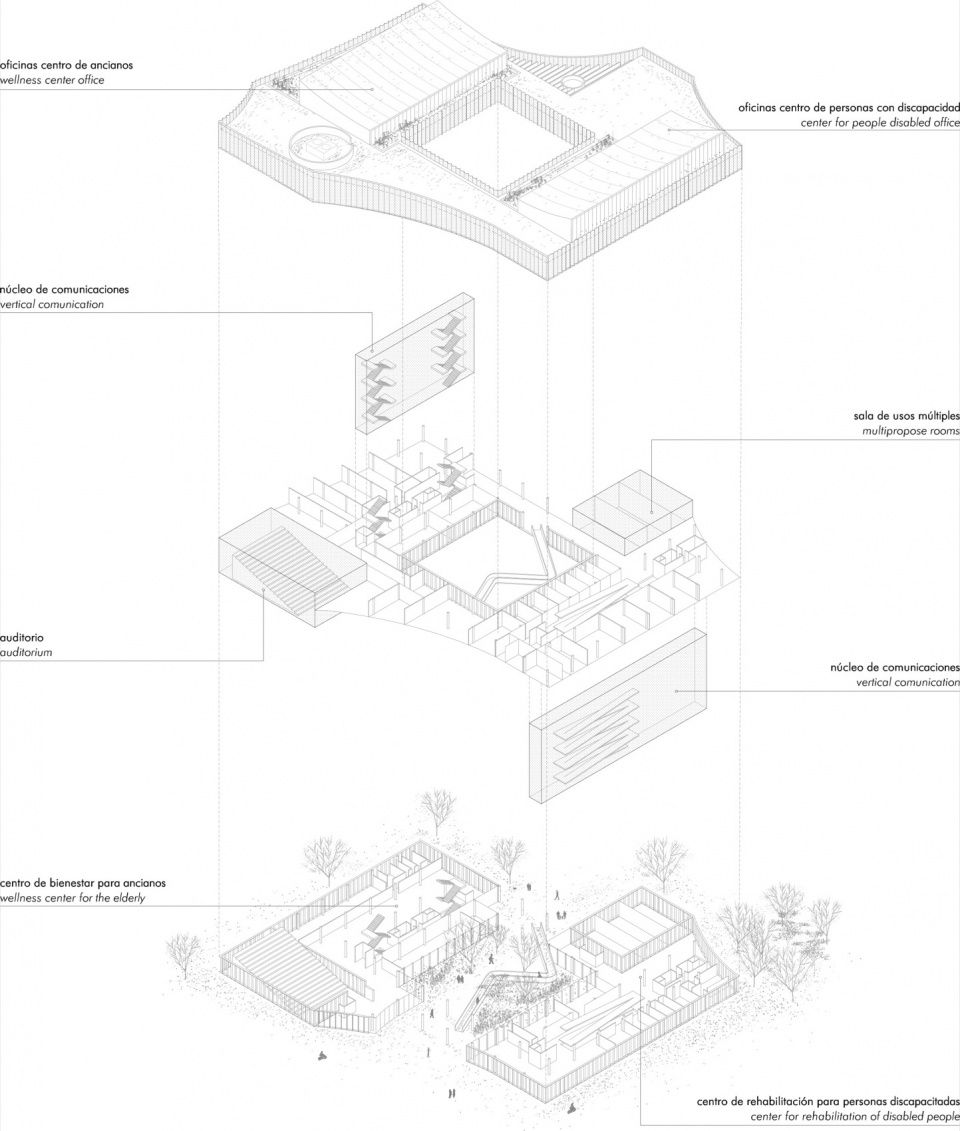 老年人与残障人士照护及康养中心,韩国 / Sol89 + Woodrock Architecs