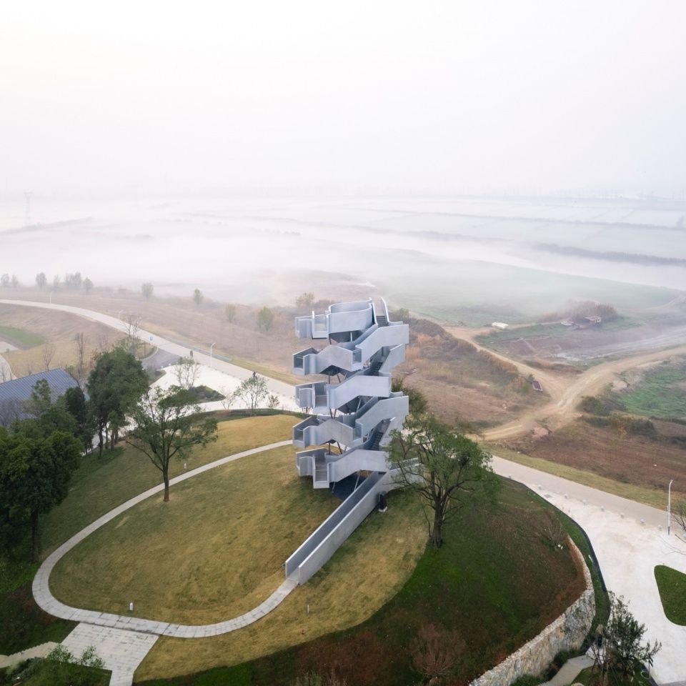 武汉沉湖鸟类迁徙观测塔，湖北 / 相南建筑事务所