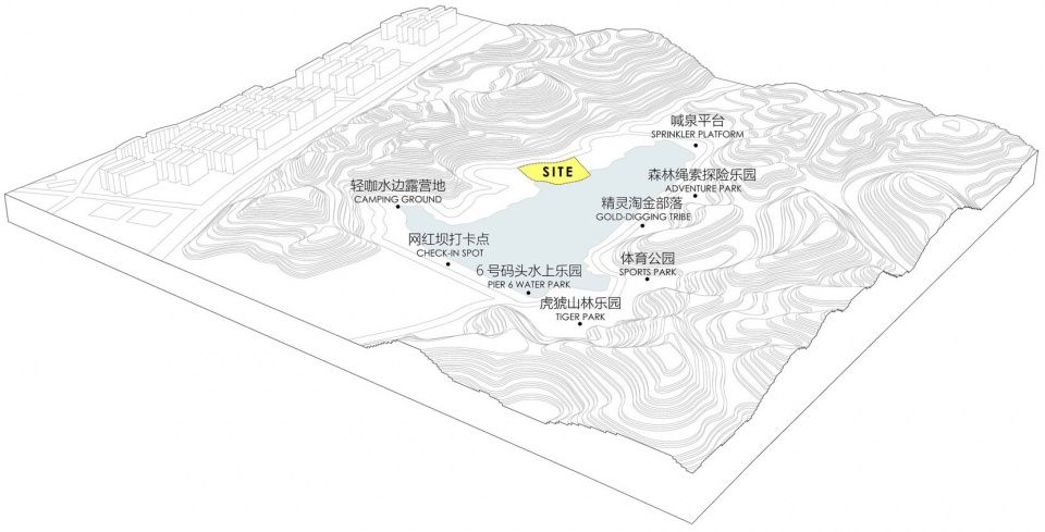 六泉湖水探索乐园，宜昌 / HID翰地景观