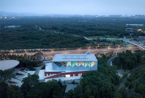 成都大学排球训练馆，成都/建筑