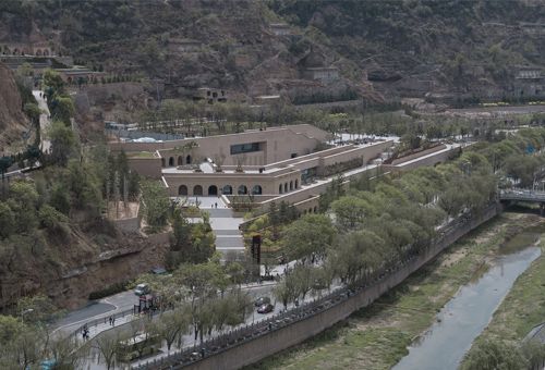 延安宝塔山游客中心，延安/建筑设计