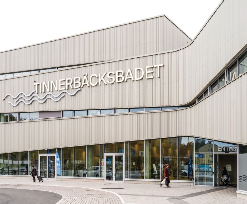 Tinnerbäcksbadet游泳馆，斯德哥尔摩 / 3XN 