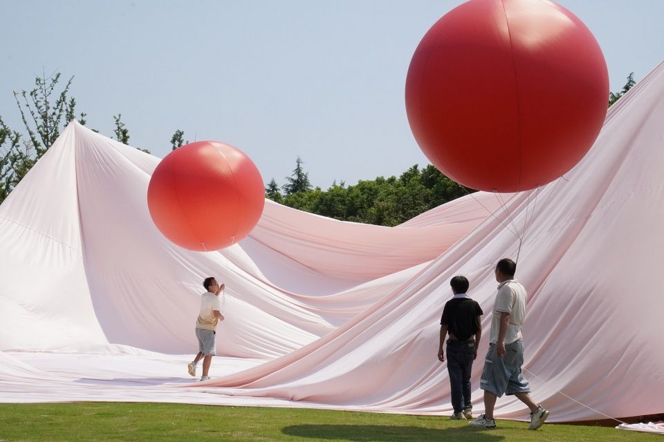 游乐场Playground互动体验户外装置，扬州 / 思和朋友们