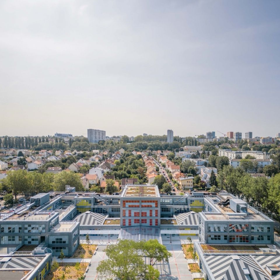 安妮·弗兰克中学改造更新，法国 / MARS Architectes