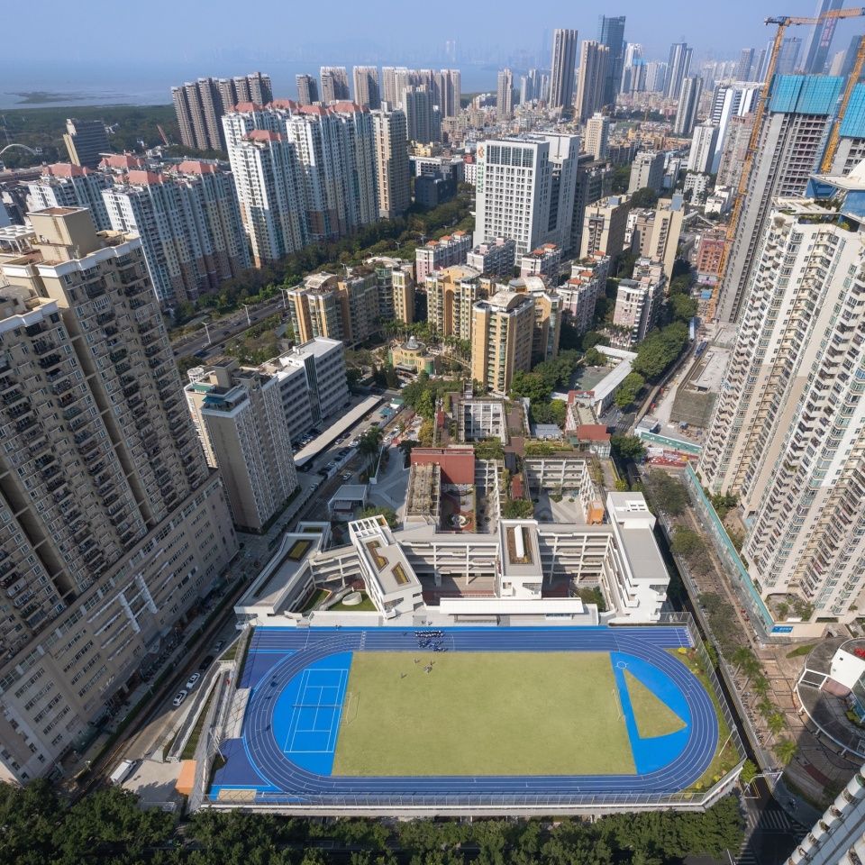 Reconstruction and Expansion of Shixia Campus of Hongling Middle School, Shenzhen/Civil Stone Building