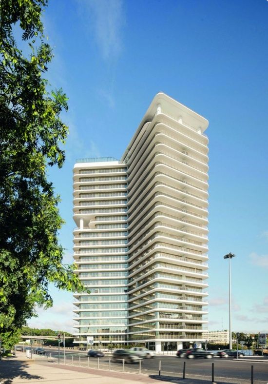 里斯本Infinity Tower住宅塔楼，葡萄牙 / Saraiva+Associados
