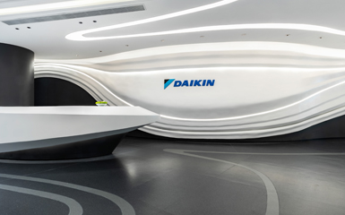 大金空调无锡展厅，无锡/室内