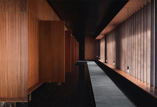 湿地旁的禅修馆，河北/室内