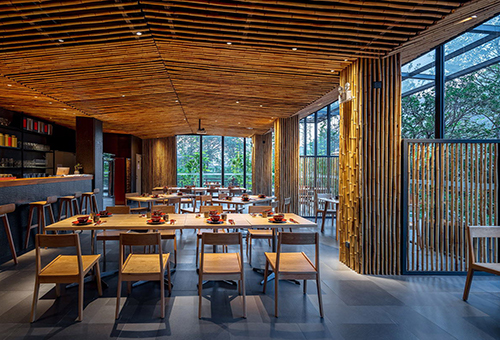 藏有2070根竹子的璞驿酒店，广东/建筑