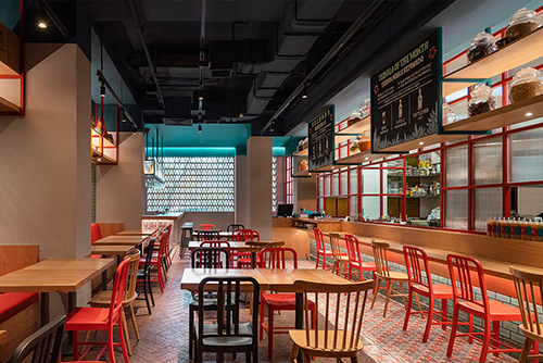 Las Musas Taco Bar，北京/室内设计