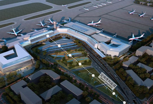 上海虹桥国际机场T1航站楼改造及交通中心工程，上海/建筑