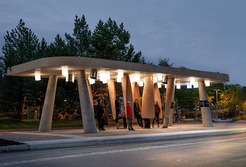 “Station of Being”智能公交站，瑞典/建筑