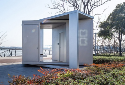 西岸智能旋转岗亭，上海/建筑