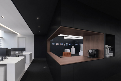 黑白容器，上海/室内