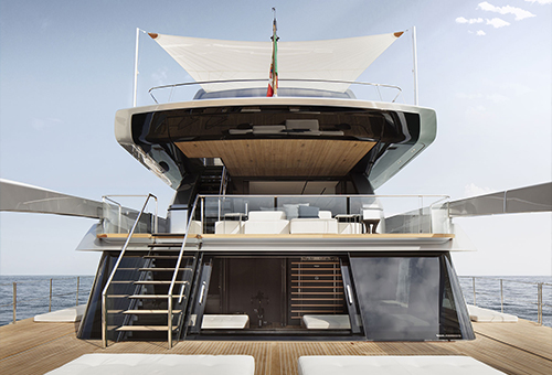 Sanlorenzo，SX112机动游艇，意大利/室内