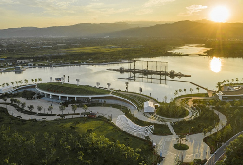 晋阳湖水秀剧场整体设计，太原 / 景观