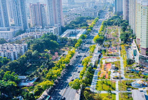 上步绿廊公园带设计，深圳/景观设计