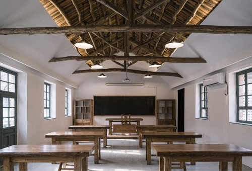 威海里口山下的拾贰间美学堂与琴舍,山东/建筑