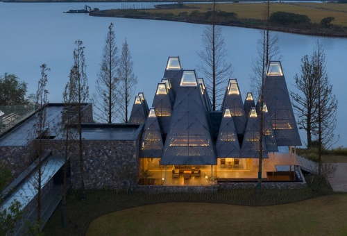 太湖边水杉林餐厅，苏州 /建筑