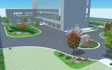 中国电信景观设计,安阳/景观