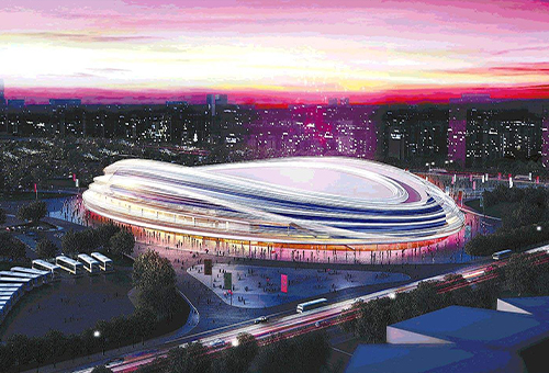 “冰丝带”国家速滑馆，北京/建筑设计