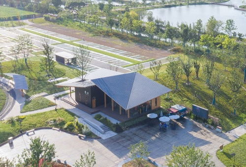 富阳·阳陂湖湿地接待中心， 浙江/建筑