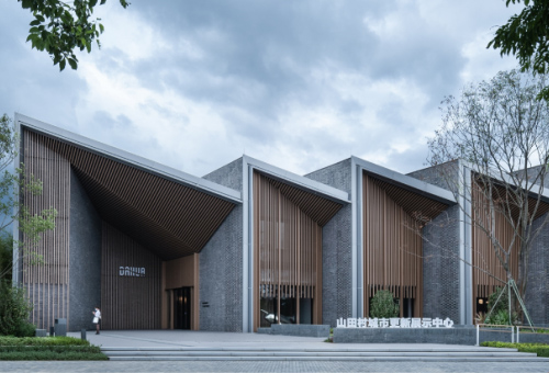 大华广州山田村城市更新展示中心,广东/建筑