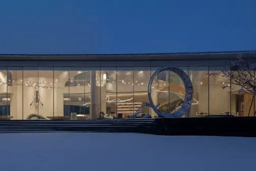 写在湖面上的诗-哈尔滨御湖壹号售楼处，哈尔滨/室内