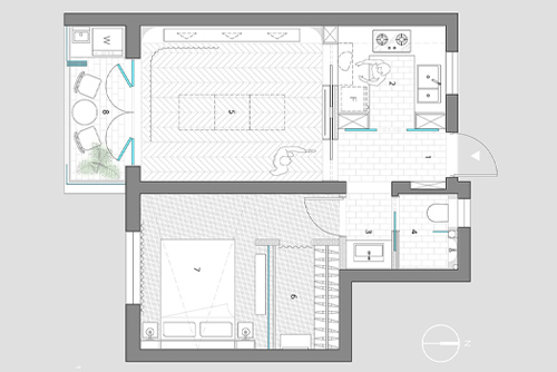 “老破小”改造，上海/室内