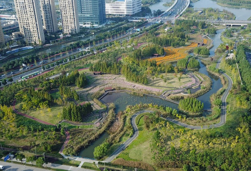 东部新城生态走廊（三期），宁波/景观