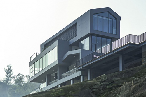 水土老街手爬岩咖啡馆，重庆/建筑