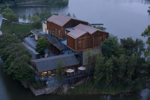 明月湖沙金小学改造咖啡馆，重庆/建筑